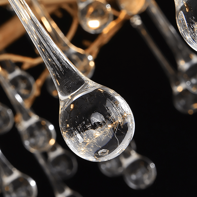 Avis Clear Crystal Ring Branch Chandelier - 23.62" diamBlushlighting