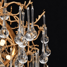 Avis Clear Crystal Ring Branch Chandelier - 23.62" diamBlushlighting