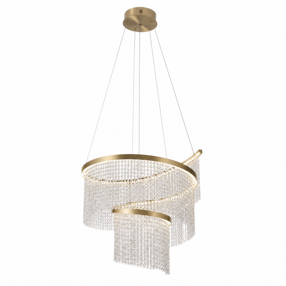 Bacca Crystal Chandelier - Blushlighting