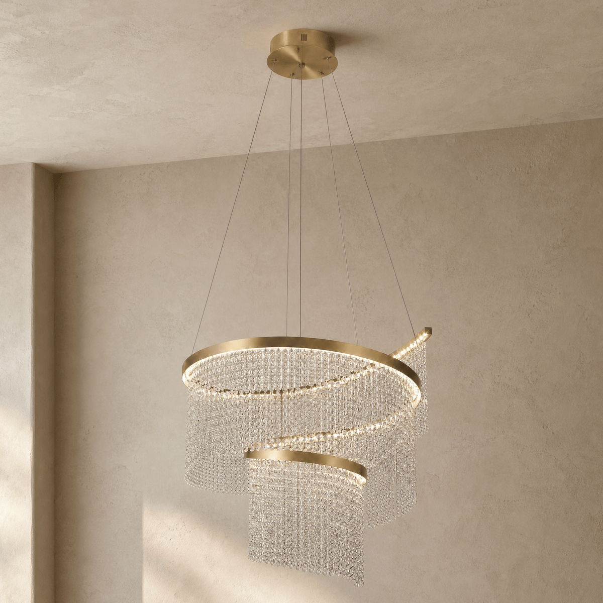 Bacca Crystal Chandelier - Blushlighting