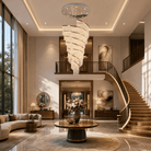 Bacca Crystal Halo Chandelier - Blushlighting