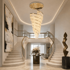 Bacca Crystal Halo Chandelier - Blushlighting