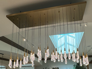 Solitaire Linear Chandelier 70"W 50"W