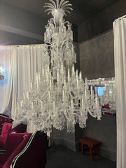 Luxury Classic 3-Tier Candles Crystal Chandelier