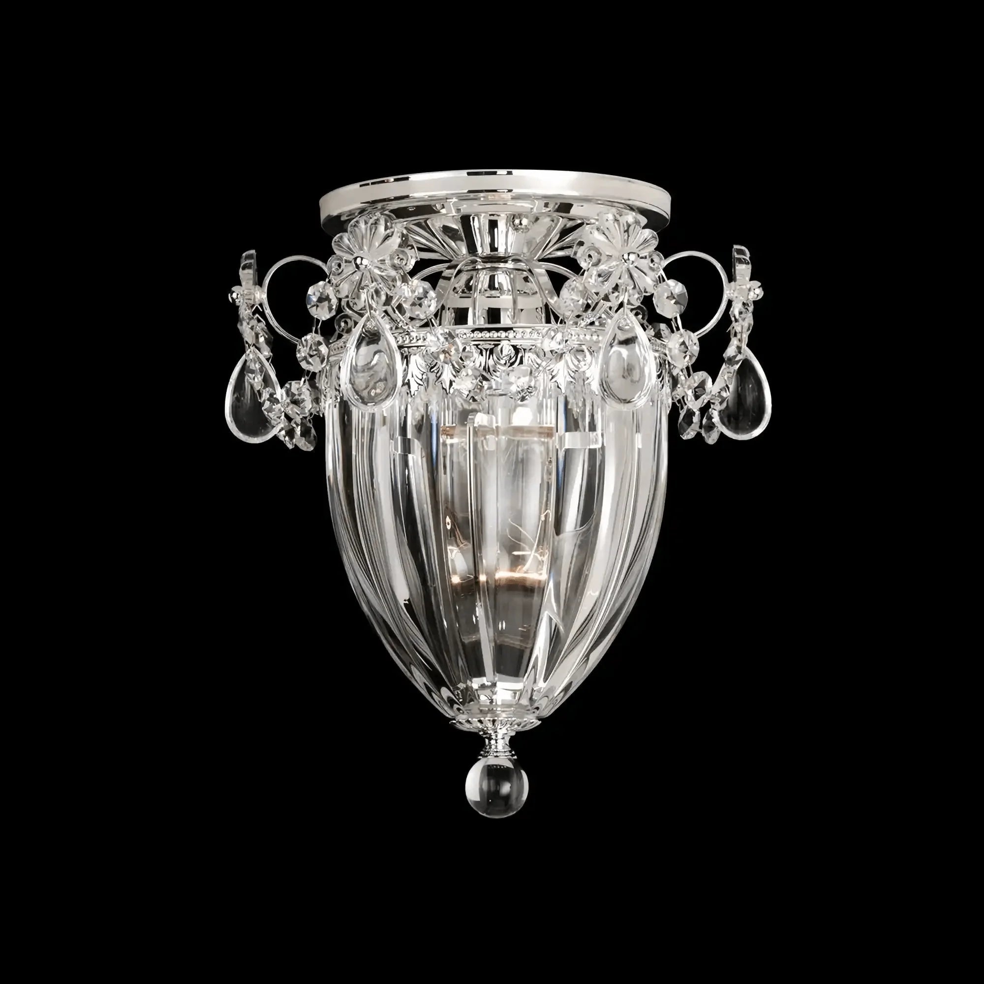 Bagatelle 1 - Light Close - to - Ceiling - Heirloom BronzeBlushlighting