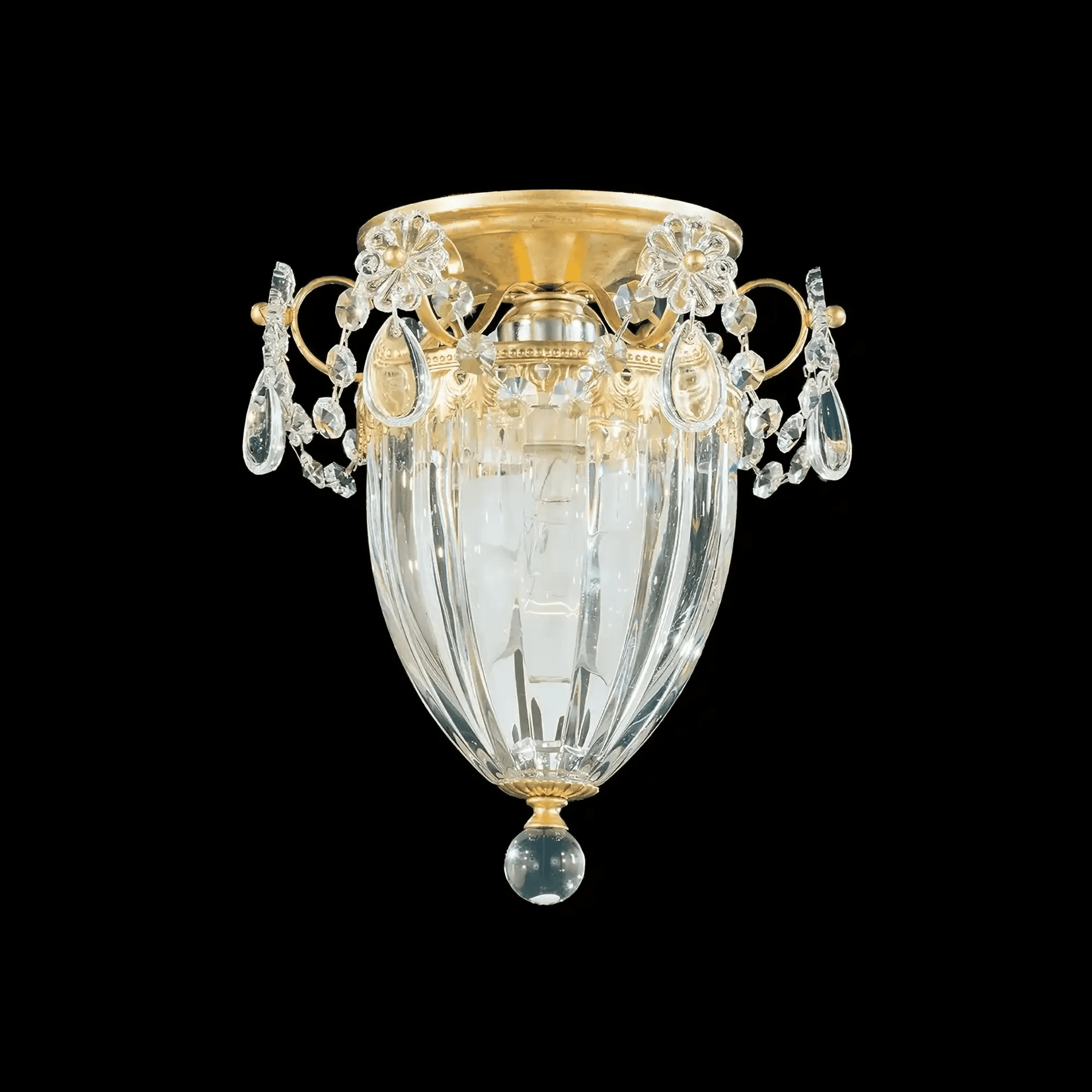 Bagatelle 1 - Light Close - to - Ceiling - Heirloom GoldBlushlighting