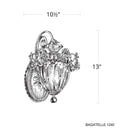 Bagatelle 1 - Light Wall Sconce - Heirloom BronzeBlushlighting
