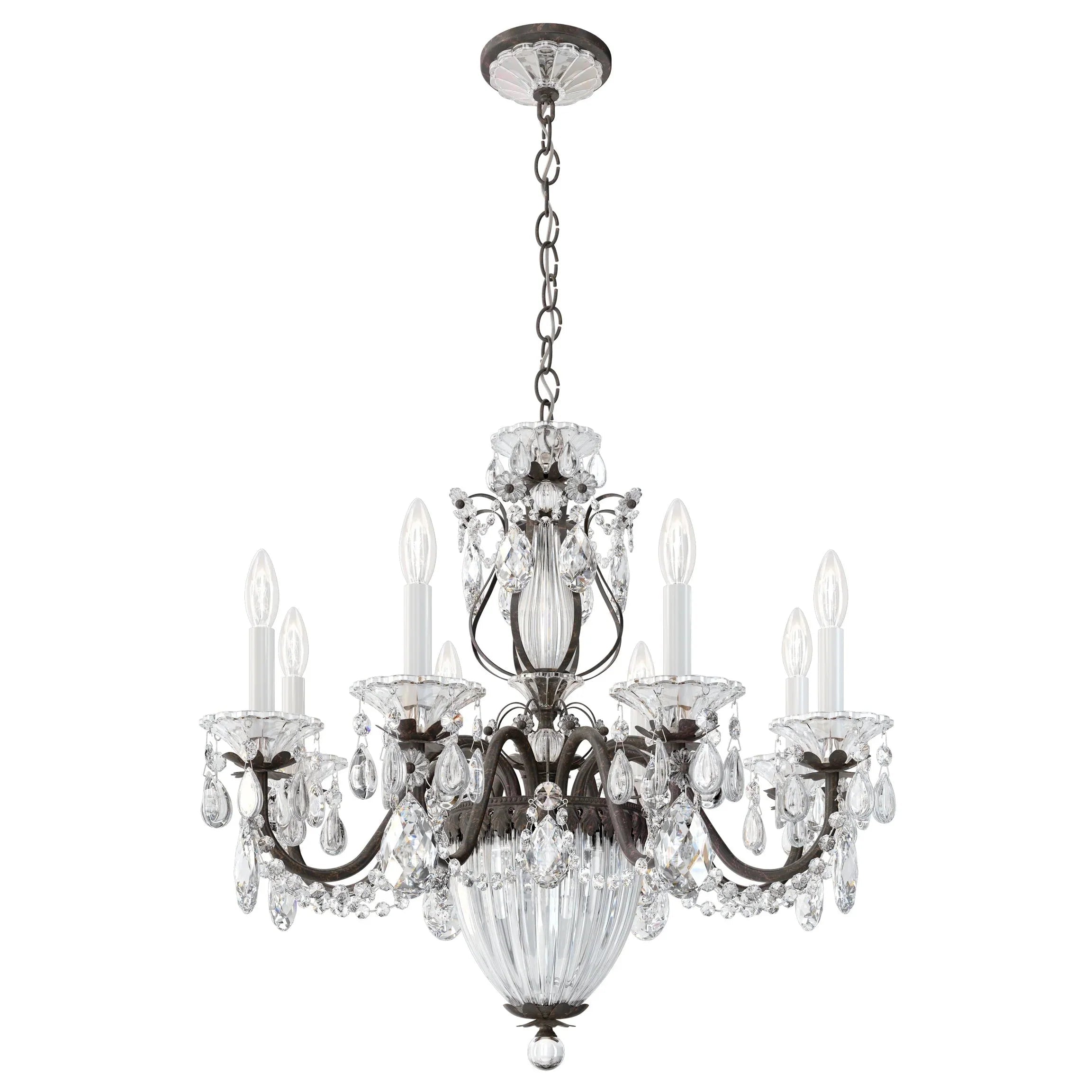 Bagatelle 11 - Light Chandelier - Heirloom BronzeBlushlighting