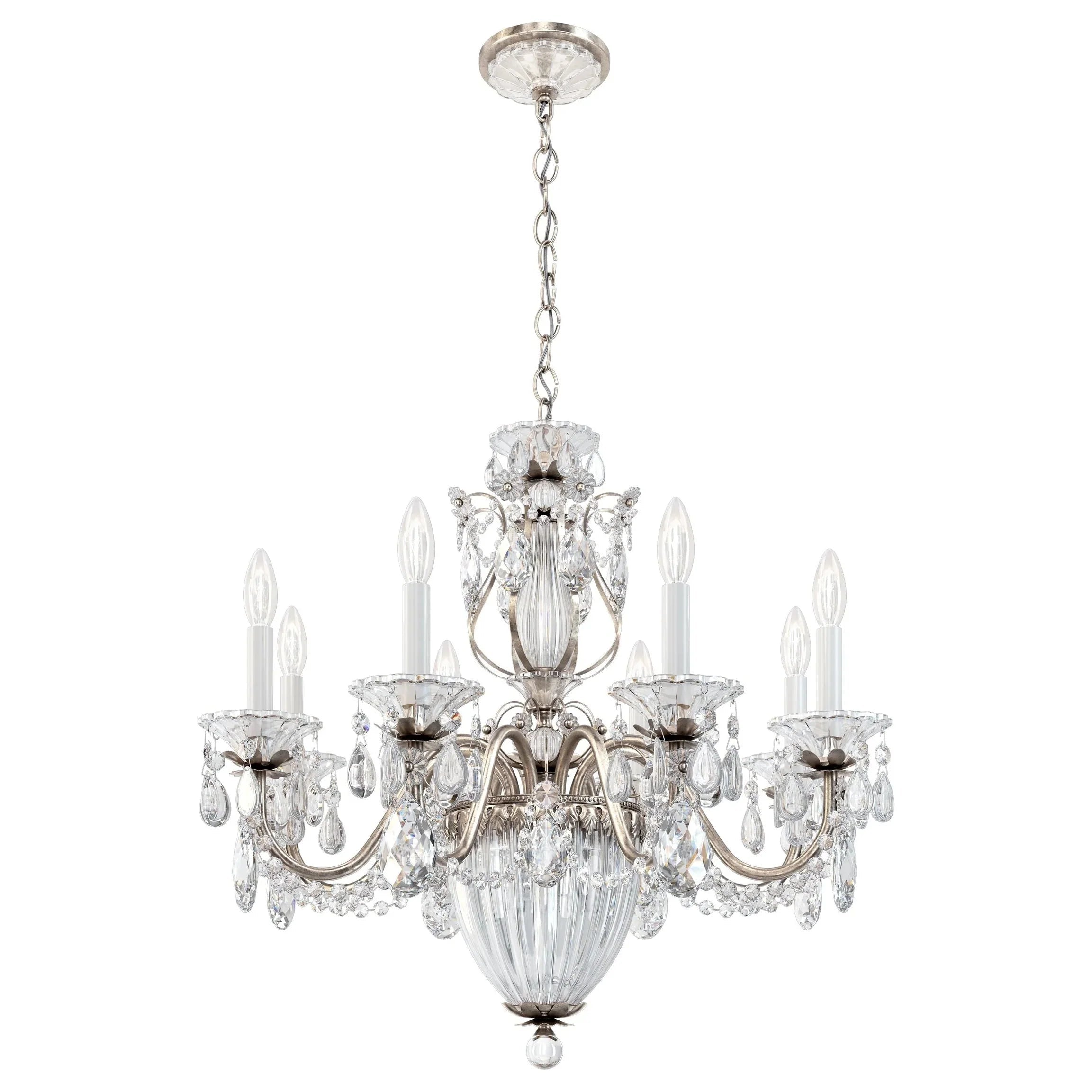Bagatelle 11 - Light Chandelier - Antique SilverBlushlighting