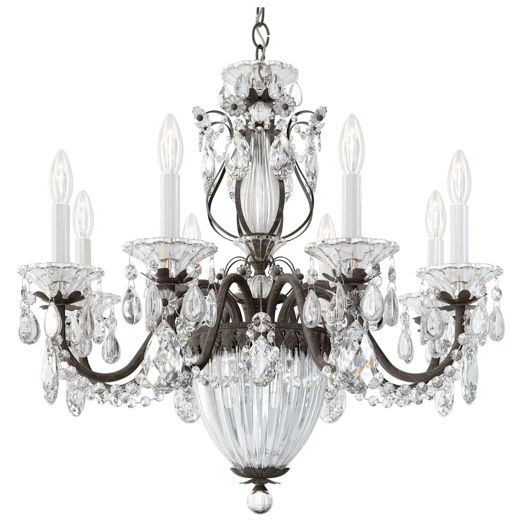 Bagatelle 11 - Light Chandelier - Heirloom BronzeBlushlighting