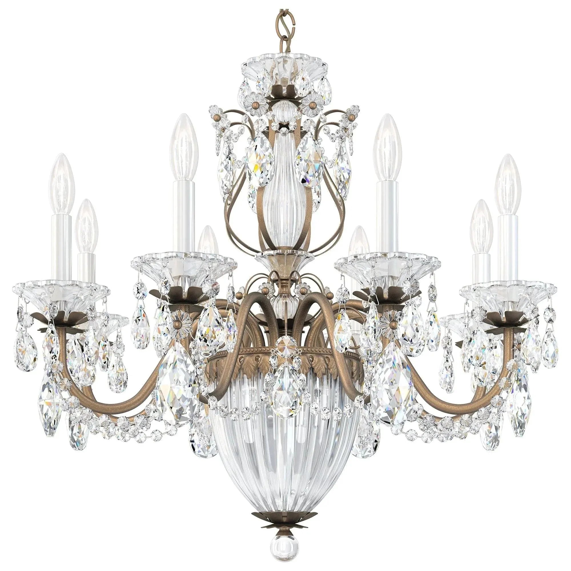 Bagatelle 11 - Light Chandelier - Etruscan GoldBlushlighting