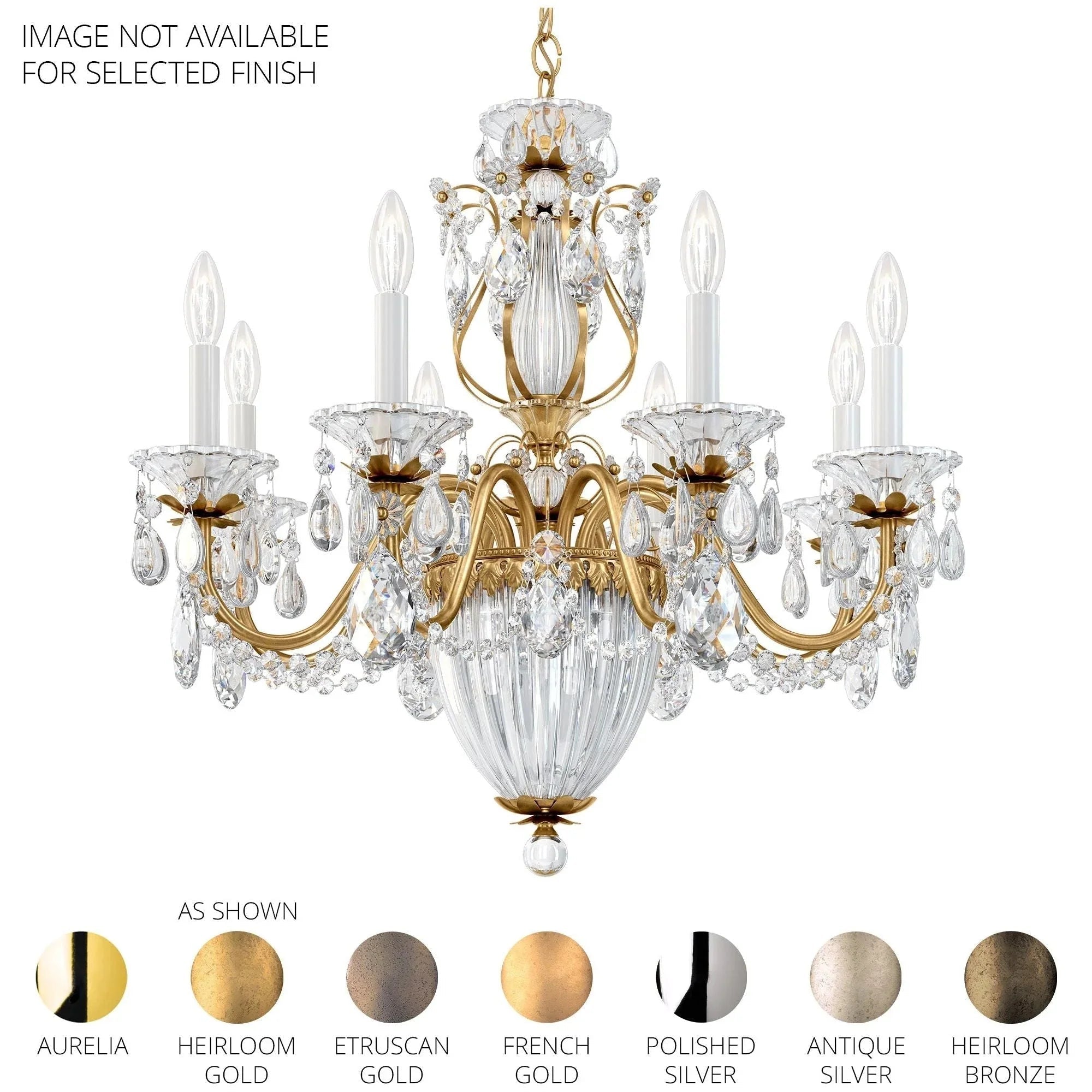 Bagatelle 11 - Light Chandelier - Heirloom BronzeBlushlighting