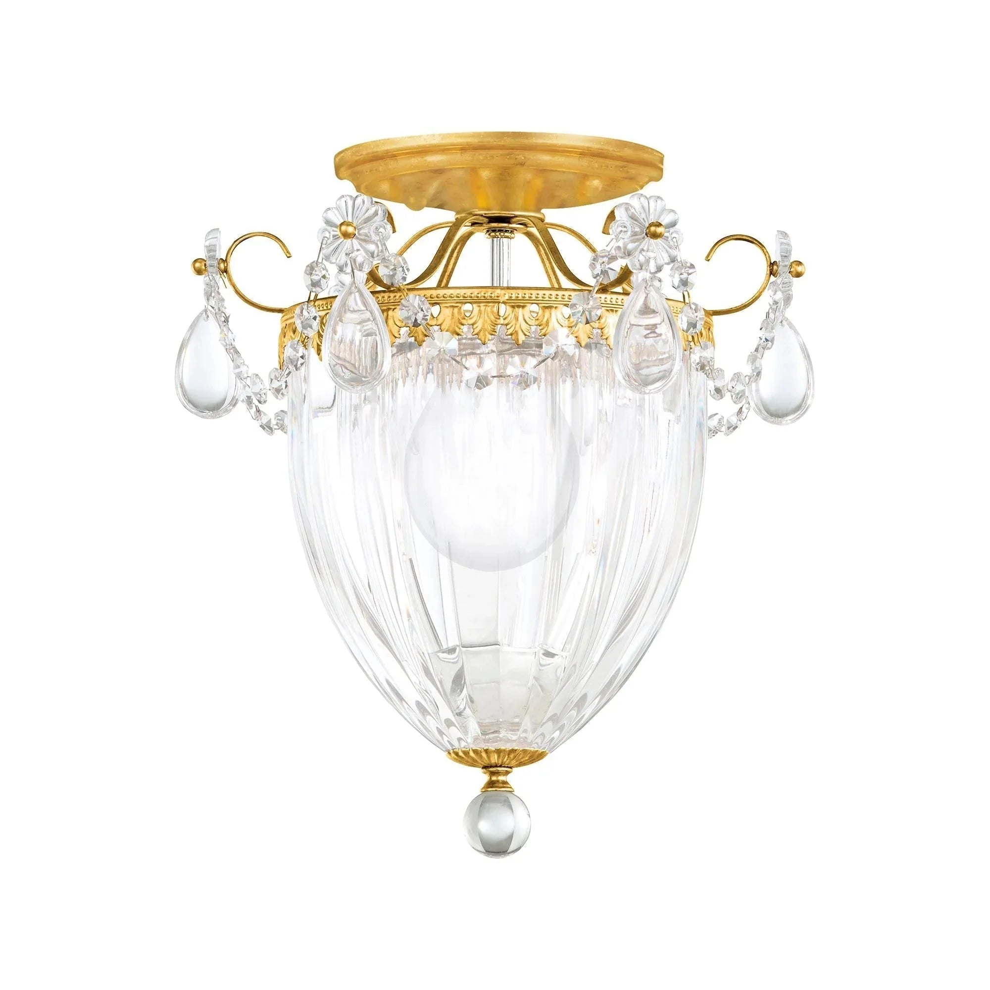 Bagatelle 3 - Light Close - to - Ceiling - Heirloom BronzeBlushlighting