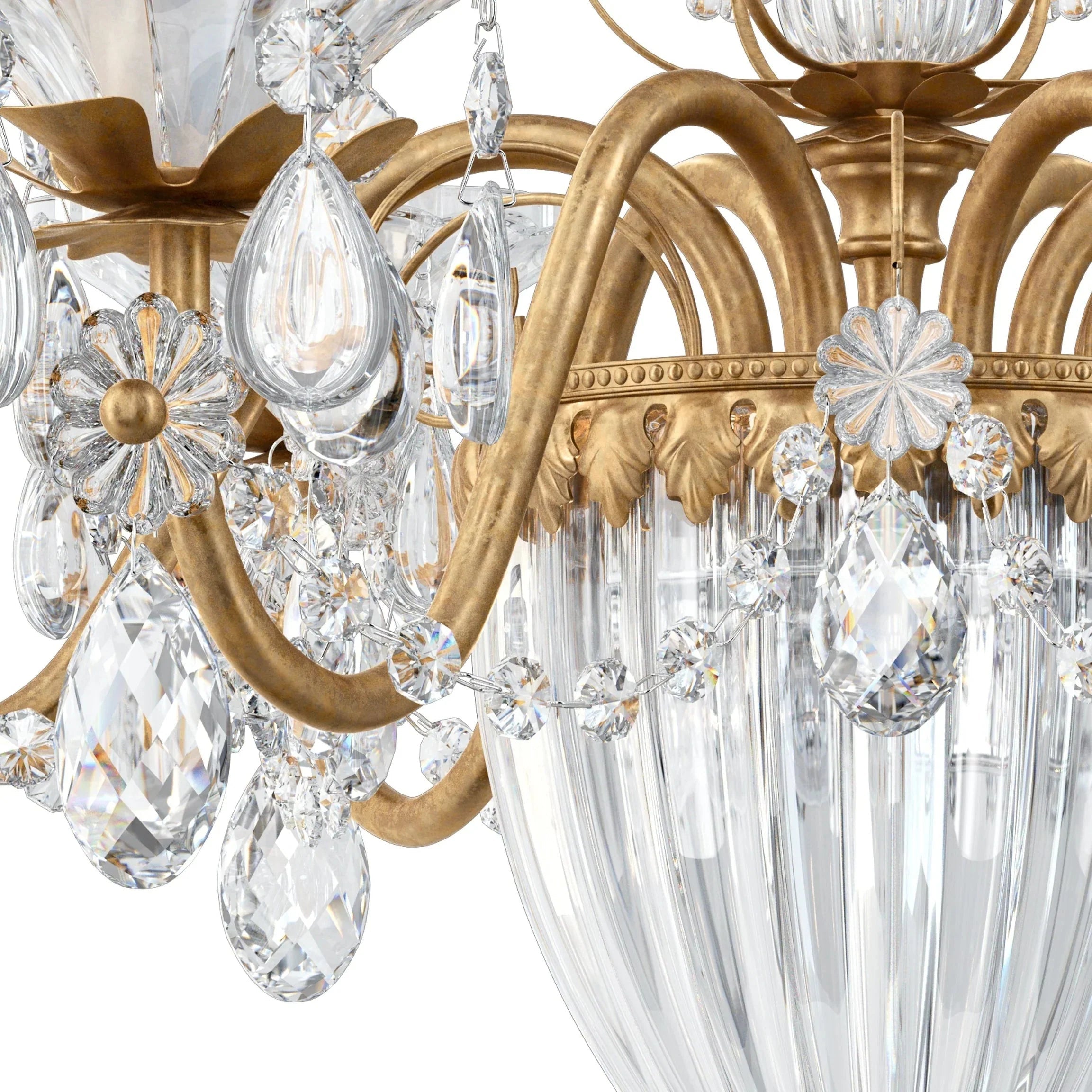 Bagatelle 7 - Light Chandelier - Heirloom BronzeBlushlighting