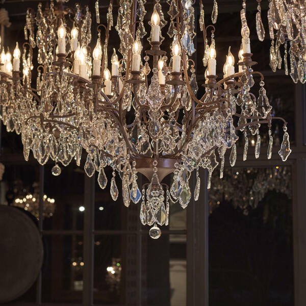Baroque Large Chandelier-Chandelier-Blushlighting-Blushlighting