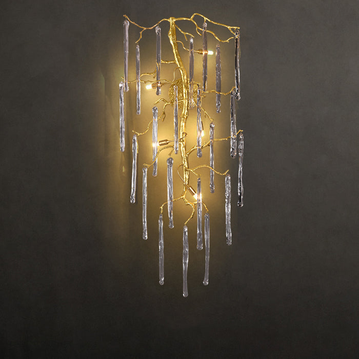 Beathe Light Luxury Crystal Branch Wall Sconce-Wall Sconce-Blushlighting