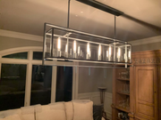 Caspian Rectangular Modern Chandelier 72"