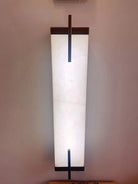 Beckett Alabaster Wall Sconce - ∅ 4.7″ x H 31.5″ Set of 2BronzeBlushlighting
