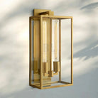 Beckmen Glass Lantern Outdoor Wall Sconce 18'' 21'' 28''-