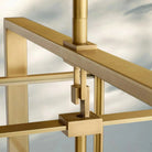 Beckmen Glass Retangular Chandelier for Living Room, Dining Table 54'' 72''-