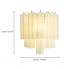 Bedroom Wall Sconce | Murano-Style Glass | Floravia - Tiffany BlueBlushlighting