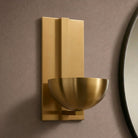 Belmira Alabaster Sconce - BRASSBlushlighting