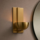 Belmira Alabaster Sconce - BRASSBlushlighting