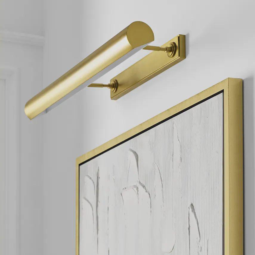 Belmore Picture Light - 10"Steel Burnished BrassBlushlighting