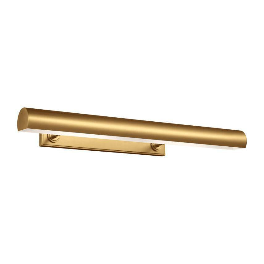 Belmore Picture Light-wall sconce for bedroom,wall sconce for dining room,wall sconce for stairways,wall sconce for foyer,wall sconce for bathrooms,wall sconce for kitchen,wall sconce for living room-30"-Steel Burnished Brass-