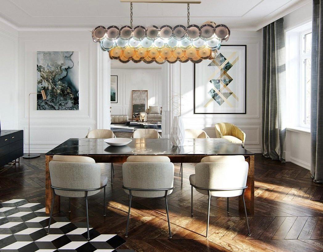 Bettina Rectangle Chandelier-Chandelier-Blushlighting-Blushlighting