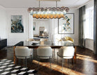 Bettina Rectangle Chandelier-Chandelier-Blushlighting-Blushlighting