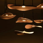 Bidi Multi Light Pendant Chandelier - Light WoodRound 10 LightBlushlighting
