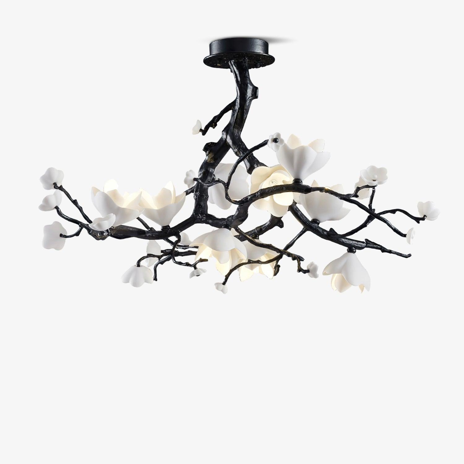 Black Branch Copper Tree Chandelier - ∅ 31.5″ x H 17.7″ / Dia 80cm x H 45cmDark CopperBlushlighting