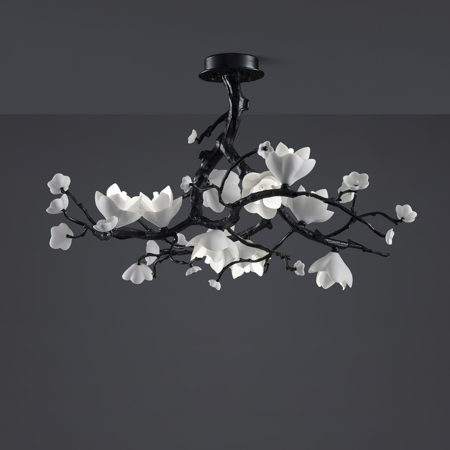 Black Branch Copper Tree Chandelier - ∅ 31.5″ x H 17.7″ / Dia 80cm x H 45cmDark CopperBlushlighting