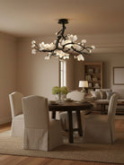 Black Branch Copper Tree Chandelier - ∅ 31.5″ x H 17.7″ / Dia 80cm x H 45cmDark CopperBlushlighting