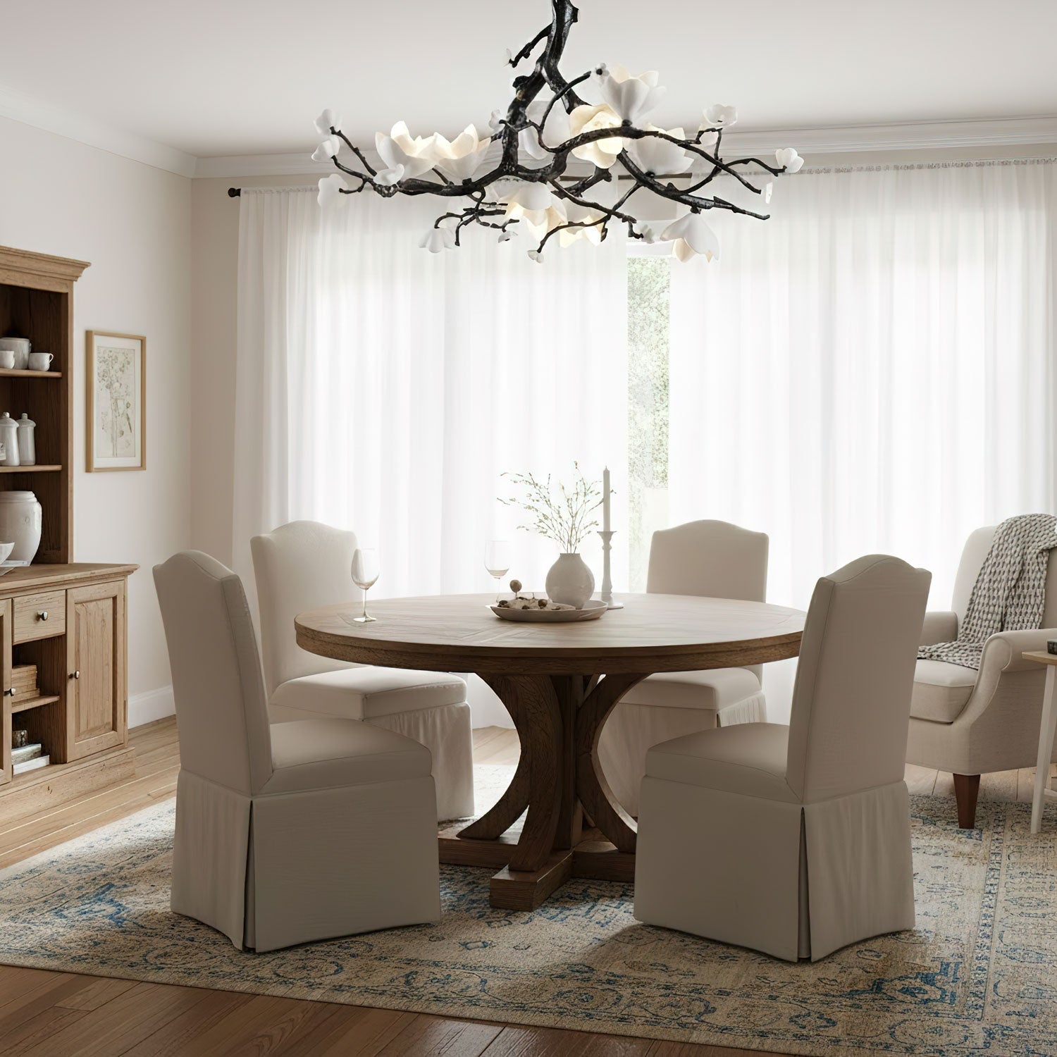Black Branch Copper Tree Chandelier - ∅ 31.5″ x H 17.7″ / Dia 80cm x H 45cmDark CopperBlushlighting