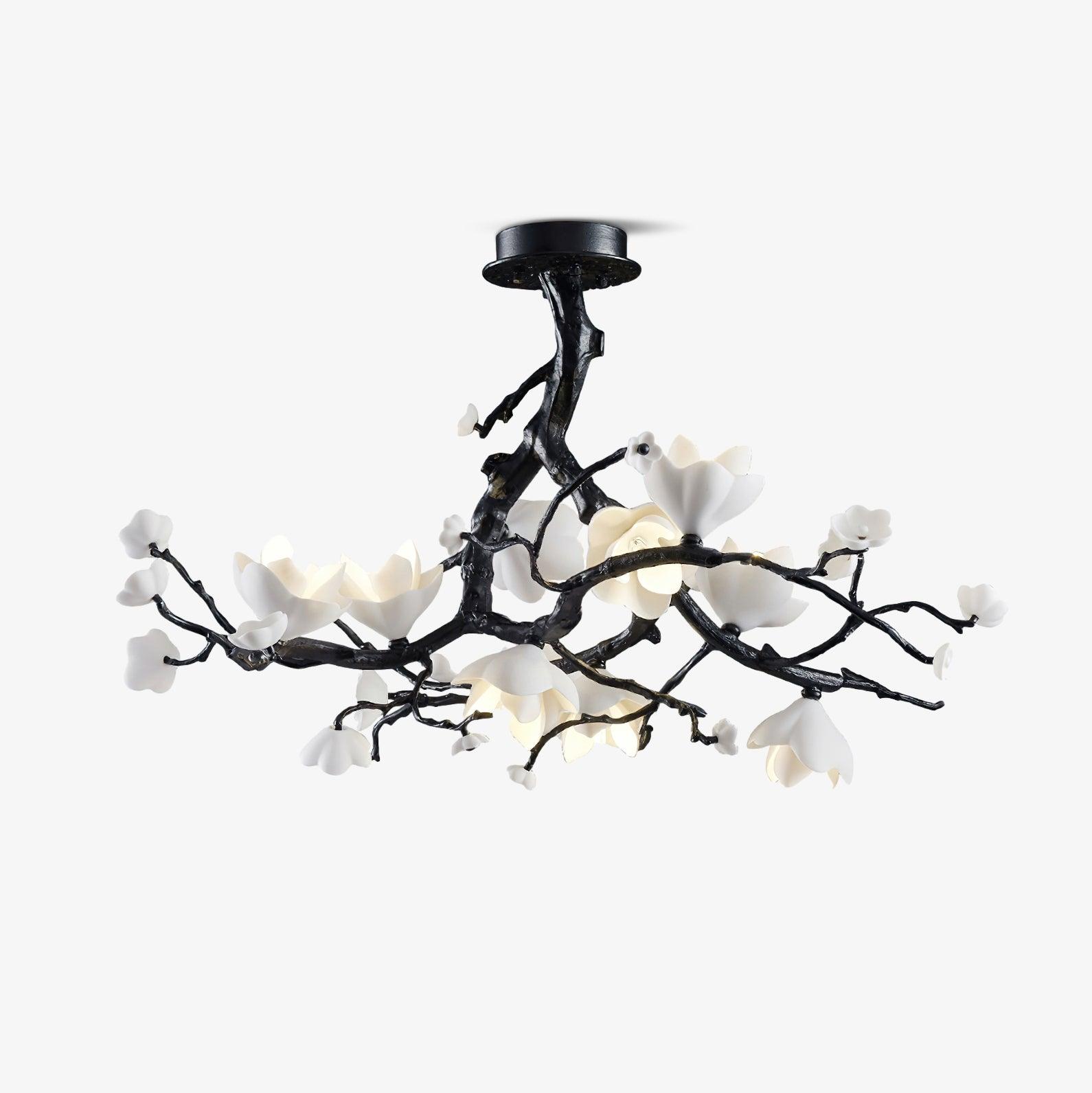 Black Branch Copper Tree Chandelier - ∅ 31.5″ x H 17.7″ / Dia 80cm x H 45cmDark CopperBlushlighting