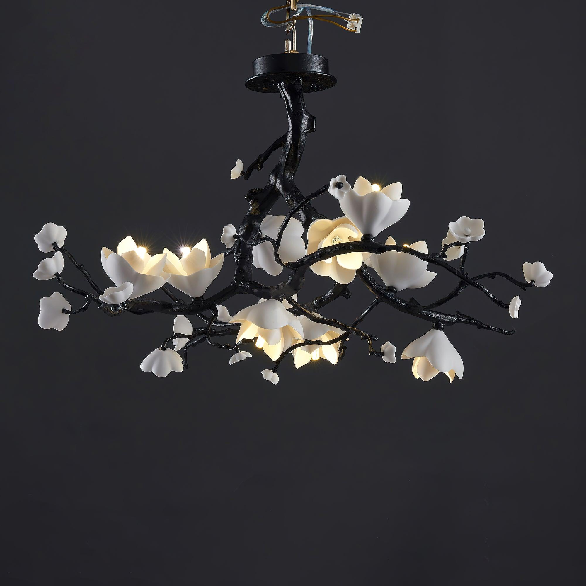 Black Branch Copper Tree Chandelier - ∅ 31.5″ x H 17.7″ / Dia 80cm x H 45cmDark CopperBlushlighting