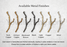 Black Branch Copper Tree Chandelier - ∅ 31.5″ x H 17.7″ / Dia 80cm x H 45cmDark CopperBlushlighting