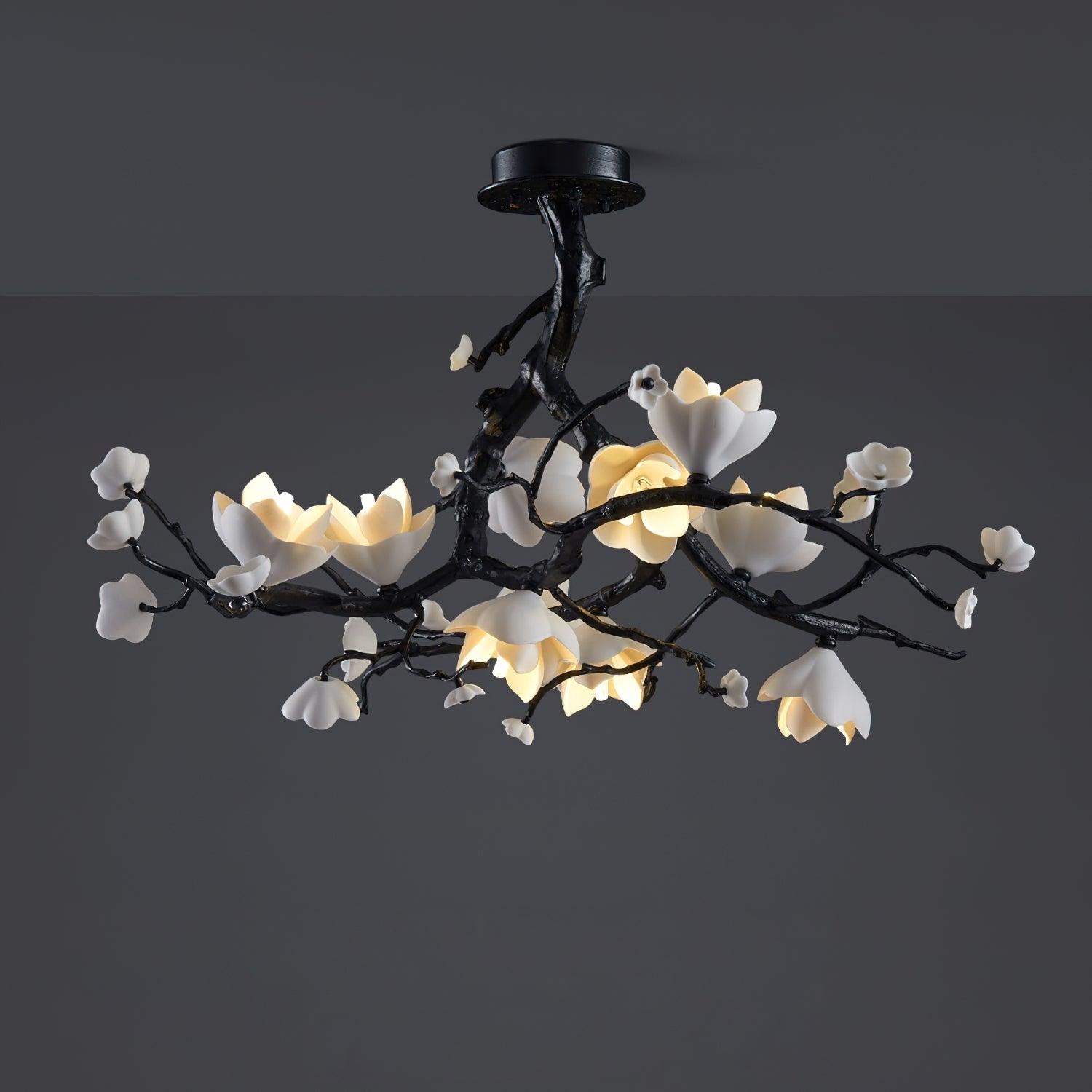 Black Branch Copper Tree Chandelier - ∅ 31.5″ x H 17.7″ / Dia 80cm x H 45cmDark CopperBlushlighting