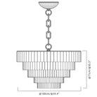 Black Copper Alabaster Chandelier - 60cm / 24"Blushlighting