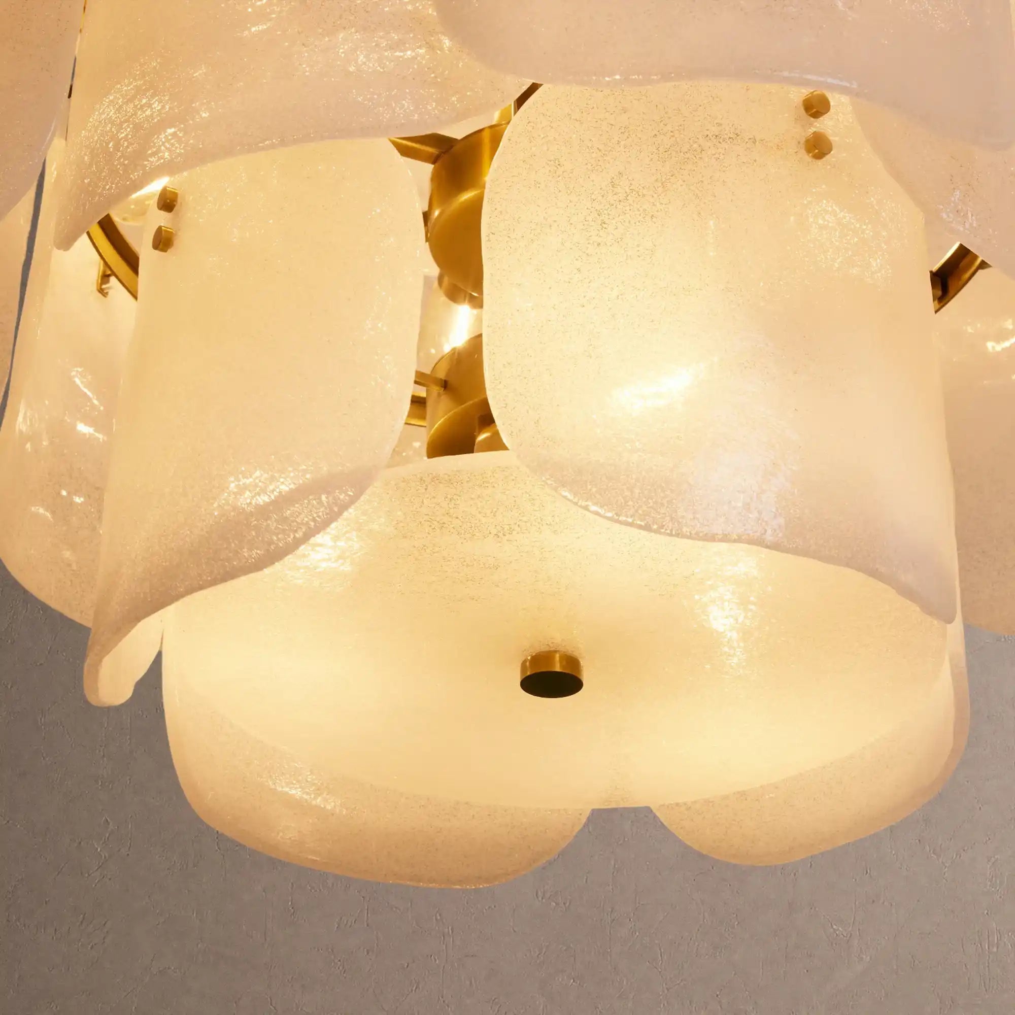 Blaire Round Chandelier - WhiteBlushlighting