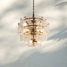 Blaire Round Chandelier - ClearBlushlighting