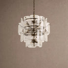 Blaire Round Chandelier - BrownBlushlighting