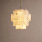 Blaire Round Chandelier - WhiteBlushlighting