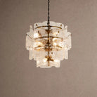 Blaire Round Chandelier - ClearBlushlighting