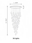 Bloom Chandelier-Blushlighting