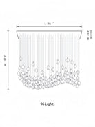 Bloom Chandelier-Blushlighting