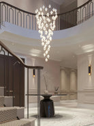Bloom Chandelier - 26 Lights | Ellipse styleEmitting White LightingBlushlighting