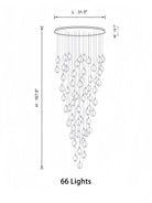 Bloom Chandelier-Blushlighting